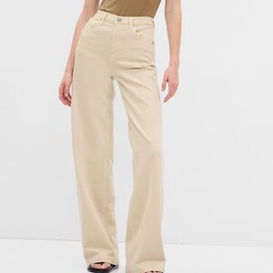GAP High Rise Stride Wide Leg Jeans